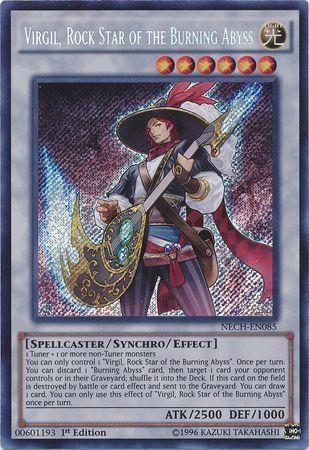 Virgil, Rock Star of the Burning Abyss [1st Edition] NECH-EN085