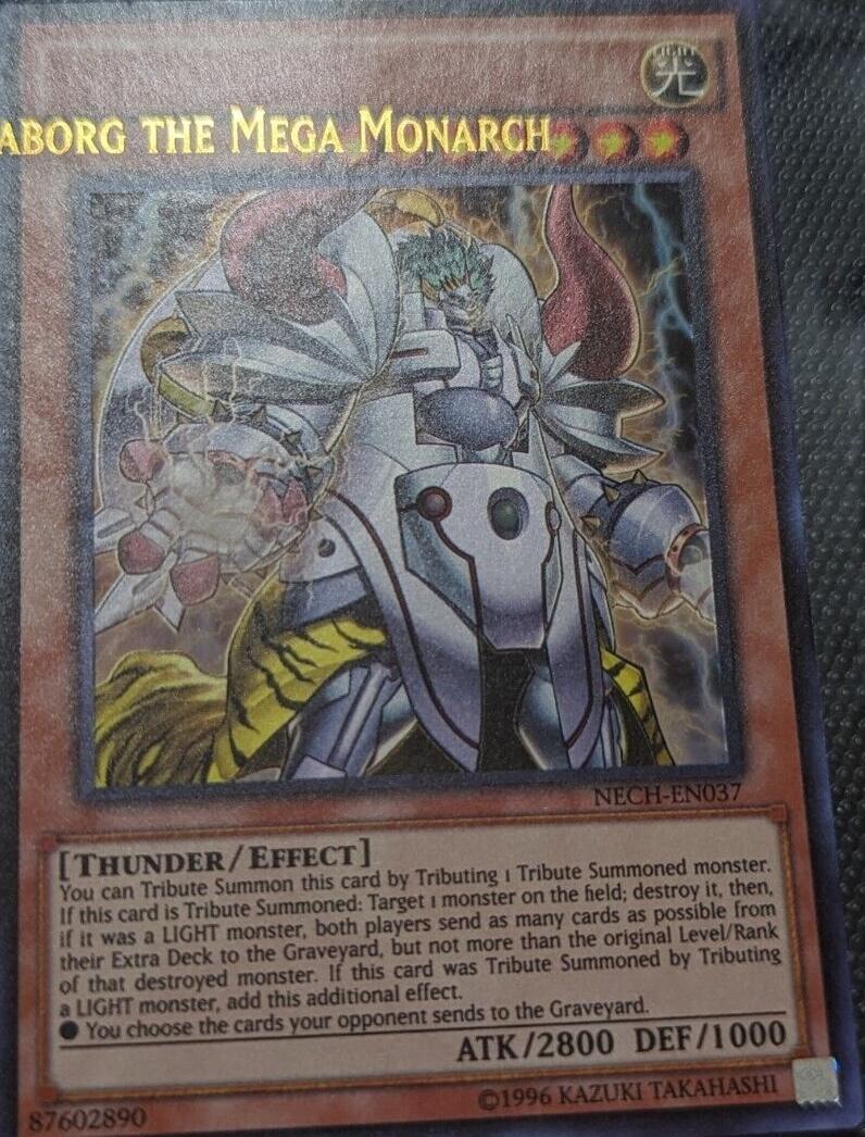 Zaborg the Mega Monarch [Misprint] NECH-EN037