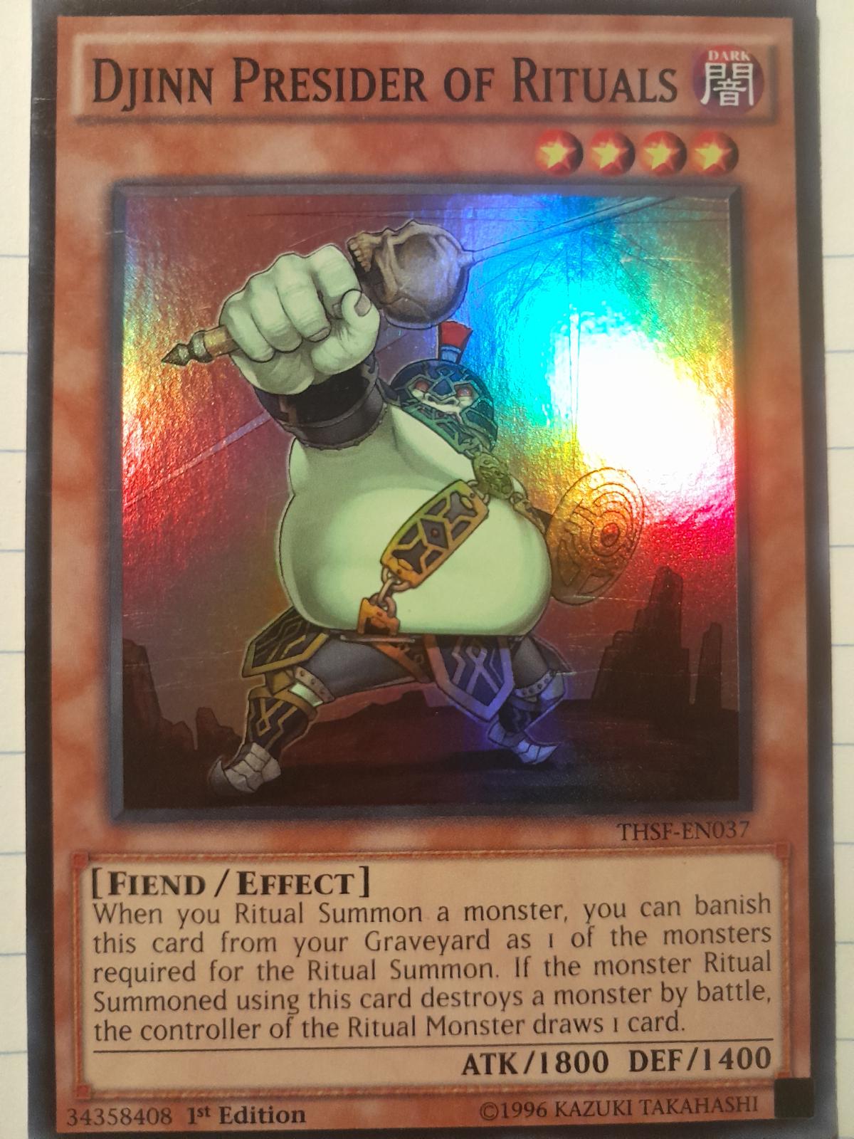 Djinn Presider of Rituals [1st Edition] THSF-EN037