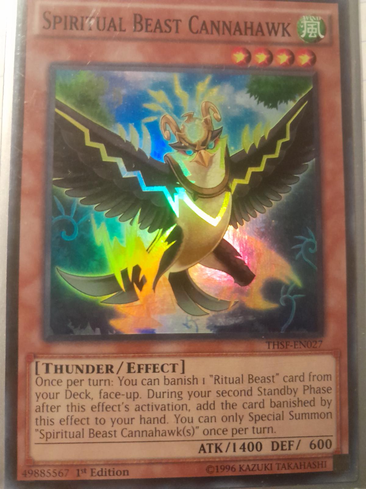 Spiritual Beast Cannahawk [1st Edition] THSF-EN027