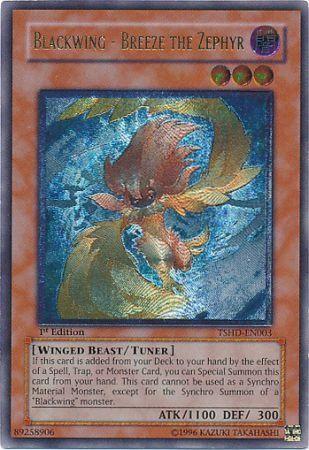 Blackwing - Breeze the Zephyr [Ultimate Rare 1st Edition] TSHD-EN003
