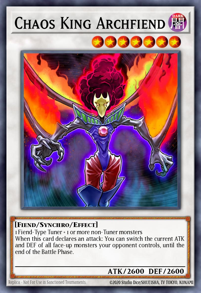 Chaos King Archfiend [Ultimate Rare 1st Edition] TSHD-EN041
