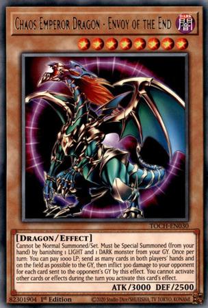 Chaos Emperor Dragon - Envoy of the End [Collector's Rare 1st Edition] TOCH-EN030