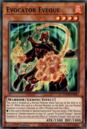 Evocator Eveque [1st Edition] TOCH-EN015