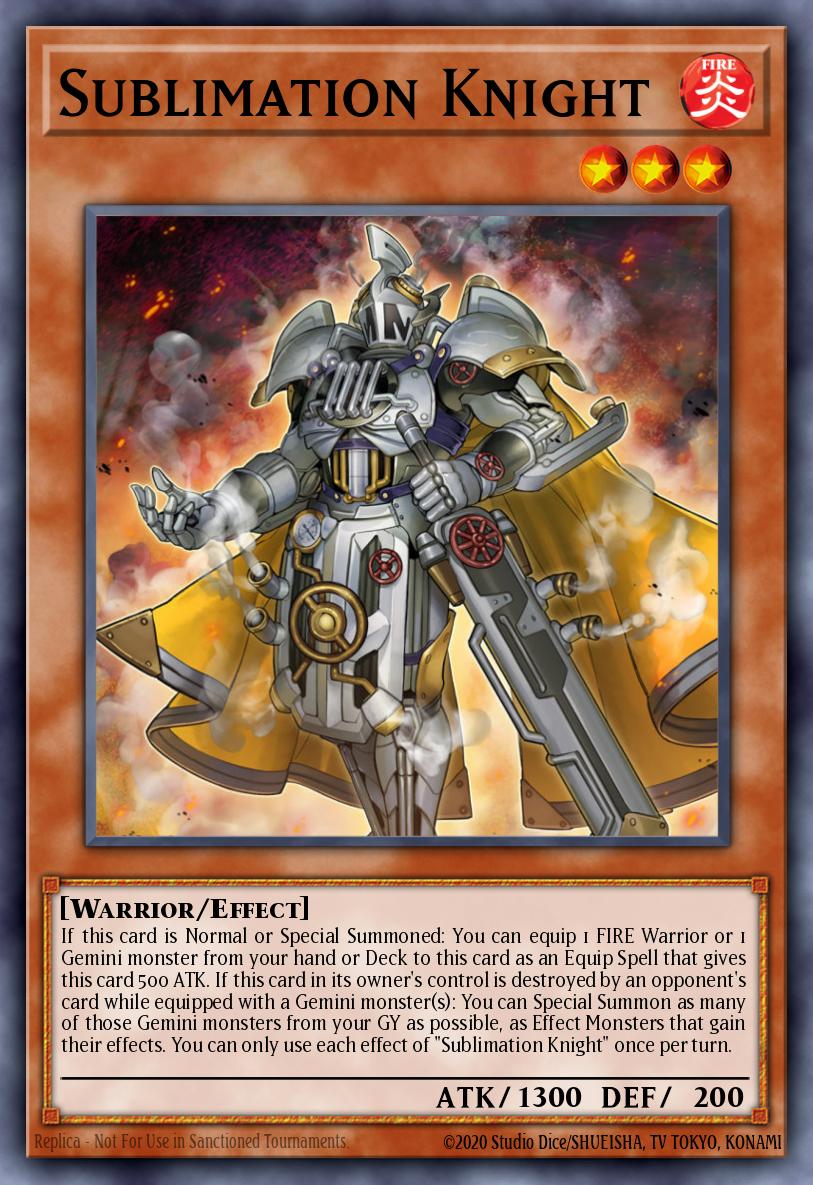 Sublimation Knight [1st Edition] TOCH-EN013