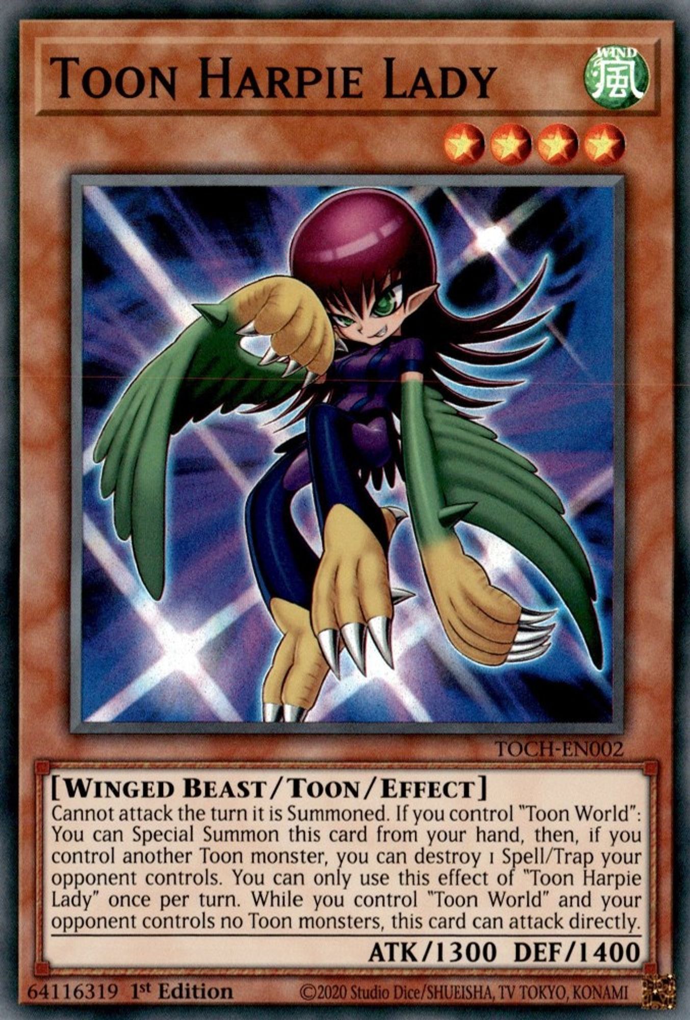 Toon Harpie Lady TOCH-EN002
