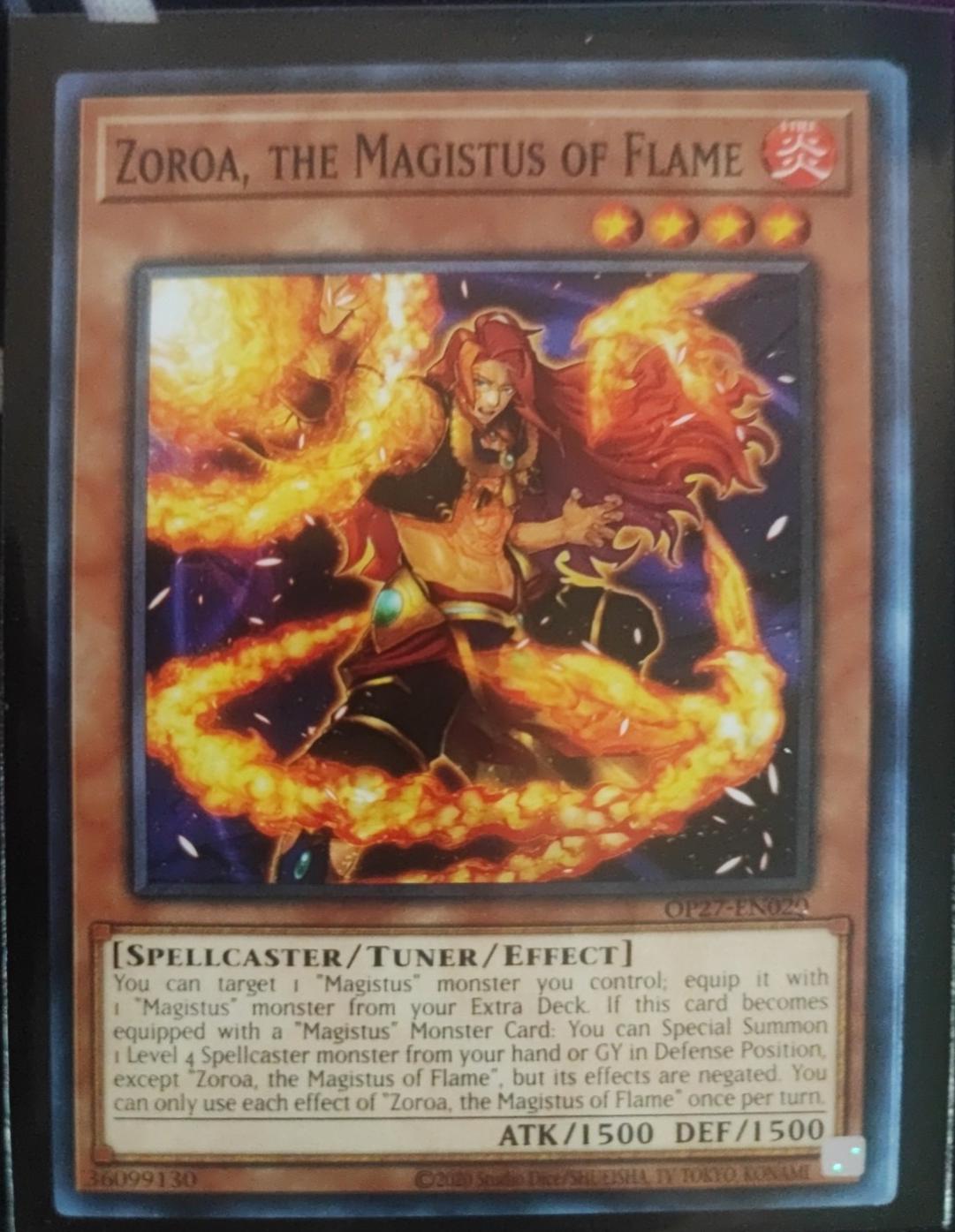 Zoroa, the Magistus of Flame OP27-EN020