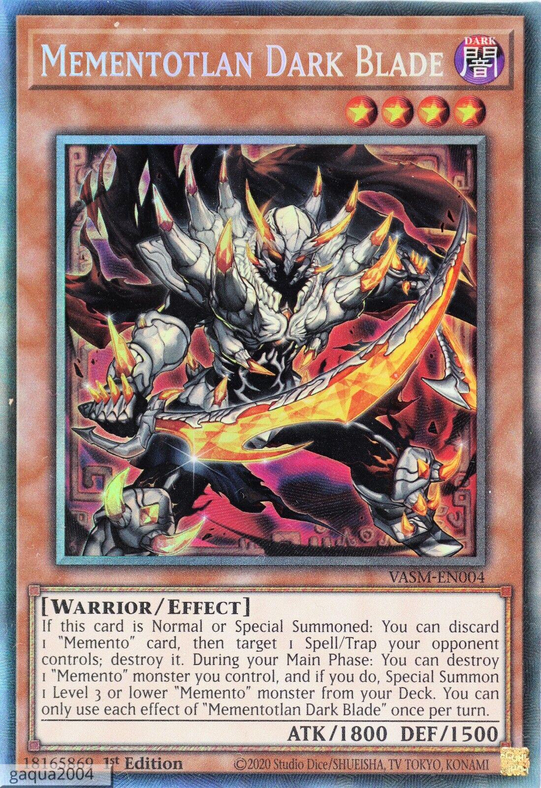 Mementotlan Dark Blade [Collector's Rare] VASM-EN004