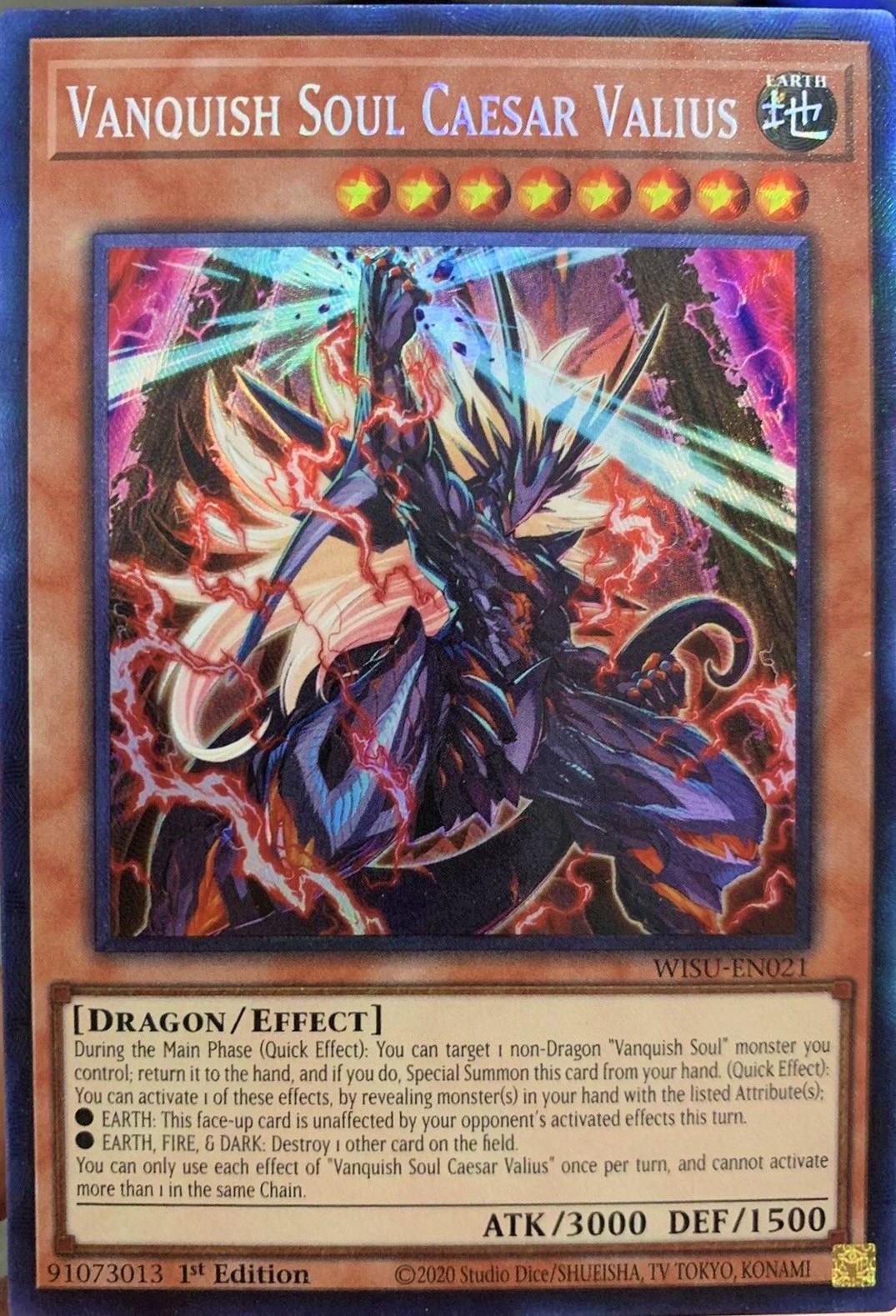 Vanquish Soul Caesar Valius [Collector's Rare] WISU-EN021