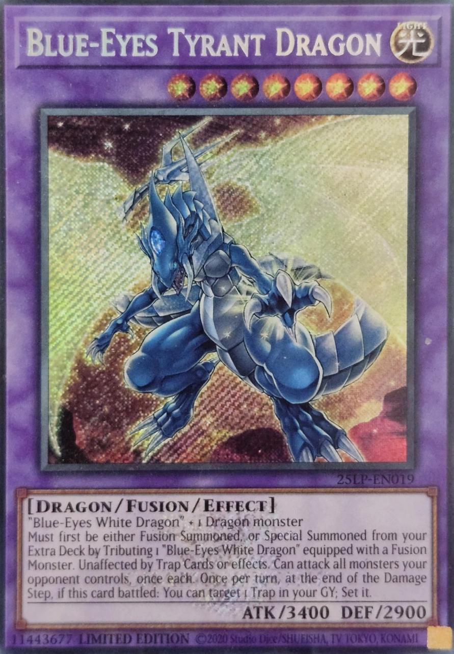 Blue-Eyes Tyrant Dragon [Emblazoned] 25LP-EN019