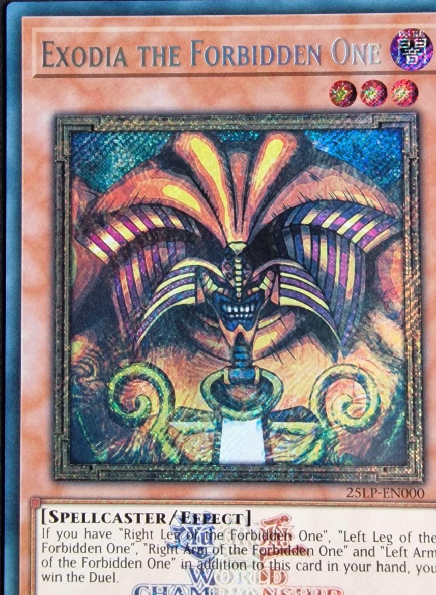 Exodia the Forbidden One [Secret Rare] 25LP-EN000