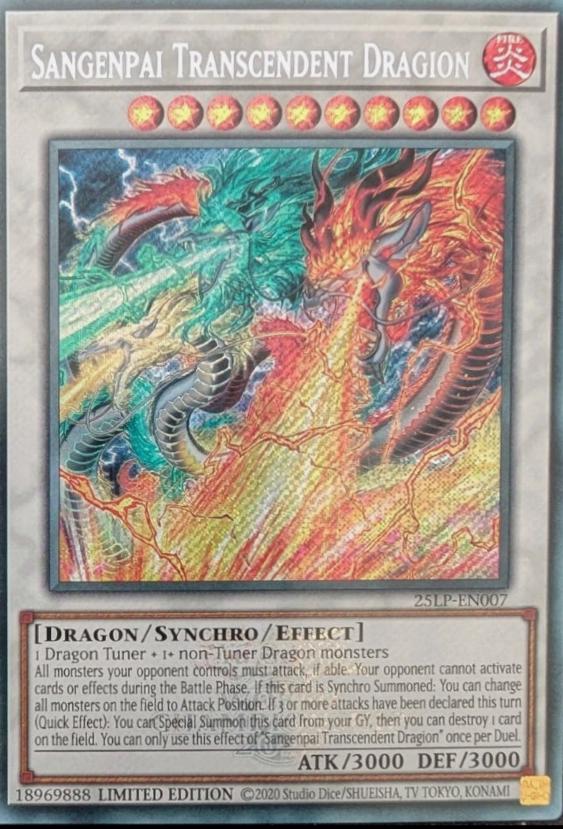 Sangenpai Transcendent Dragion [Emblazoned] 25LP-EN007