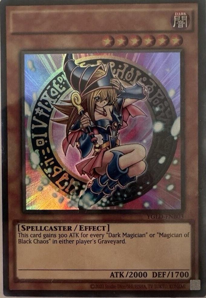 Dark Magician Girl [Misprint] YGLD-ENB03