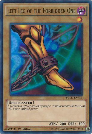Left Leg of the Forbidden One [1st Edition] YGLD-ENA19