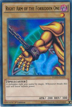 Right Arm of the Forbidden One [1st Edition] YGLD-ENA20