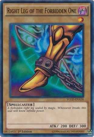 Right Leg of the Forbidden One [1st Edition] YGLD-ENA18