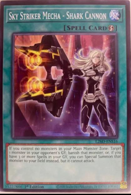 Sky Striker Mecha - Shark Cannon L26D-ENS16