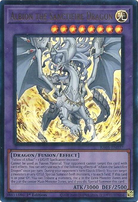Albion the Sanctifire Dragon [Ultra Rare] RA05-EN037