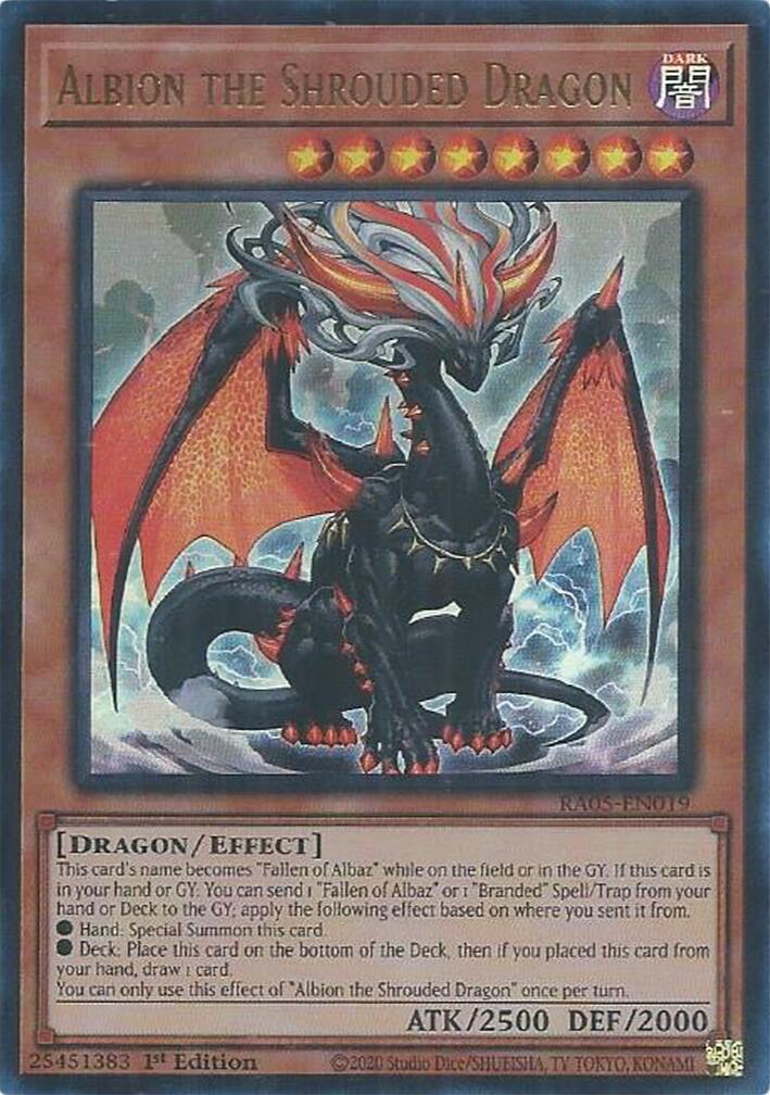 Albion the Shrouded Dragon [Ultimate Rare] RA05-EN019