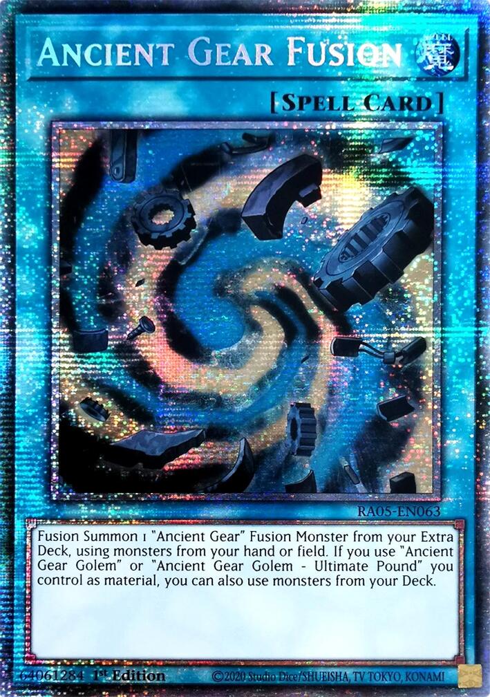 Ancient Gear Fusion [Starlight Rare] RA05-EN063