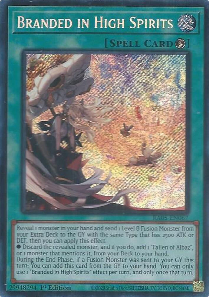 Branded in High Spirits [Secret Rare] RA05-EN067