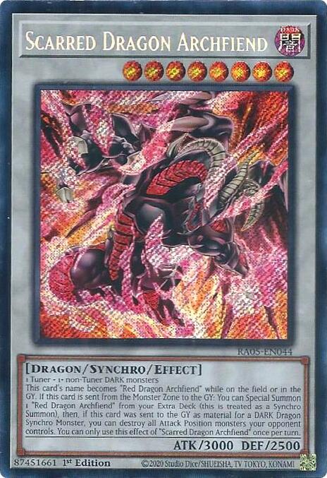 Scarred Dragon Archfiend [Ultimate Rare] RA05-EN044