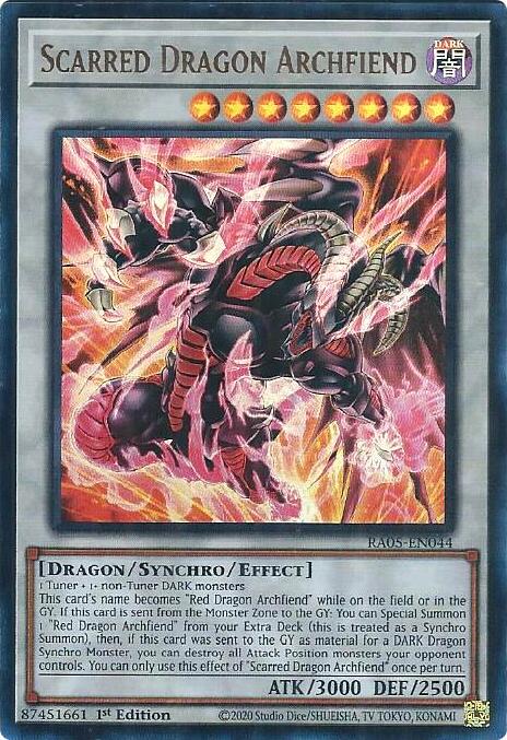 Scarred Dragon Archfiend [Ultra Rare] RA05-EN044