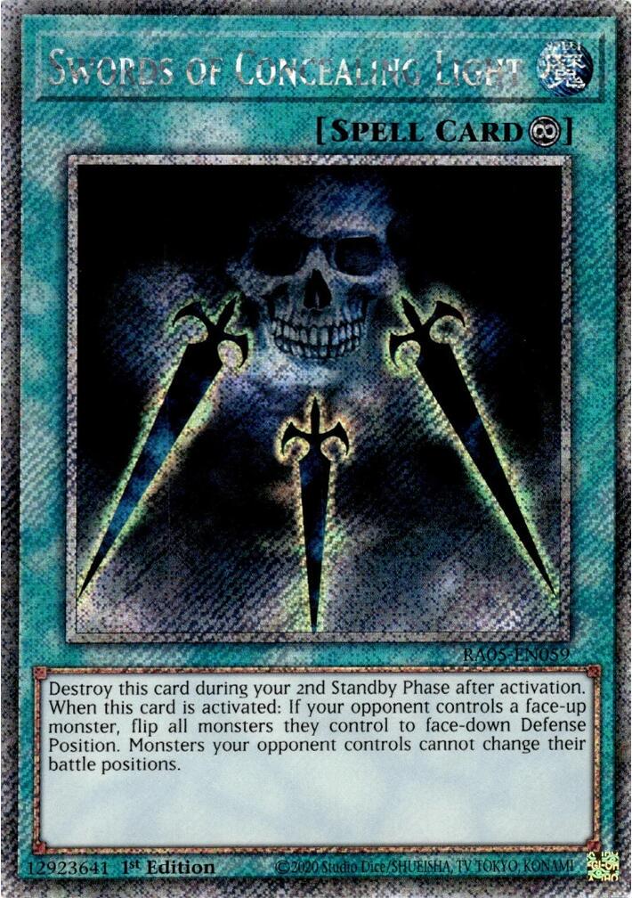 Swords of Concealing Light [Platinum Secret Rare] RA05-EN059