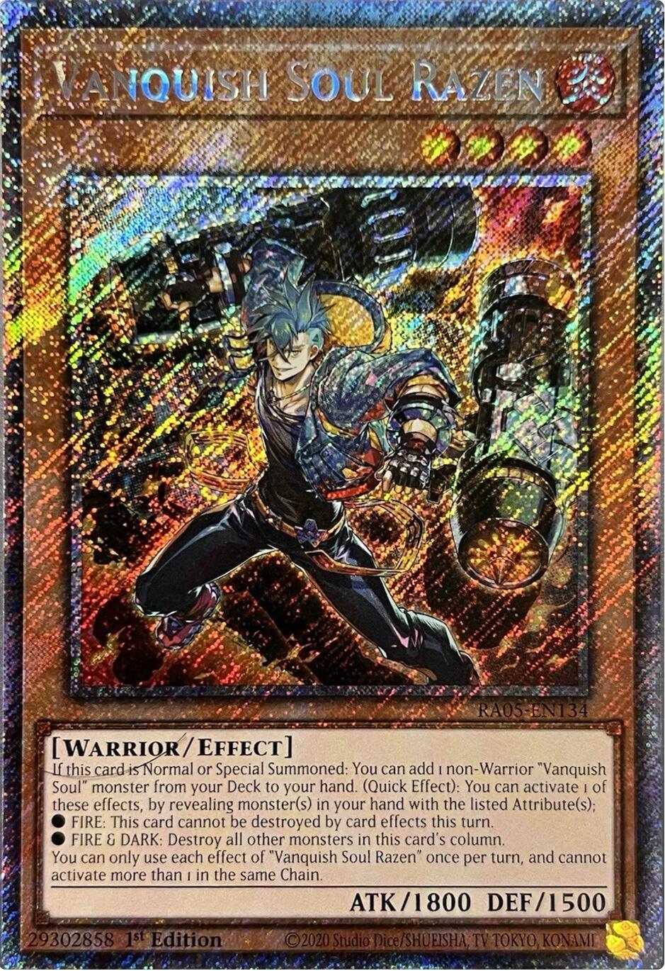 Vanquish Soul Razen [Secret Rare] RA05-EN134