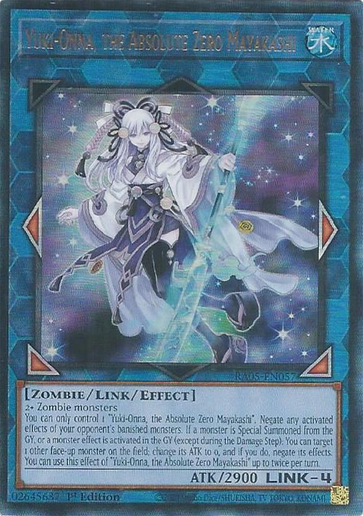 Yuki-Onna, the Absolute Zero Mayakashi [Ultimate Rare] RA05-EN057