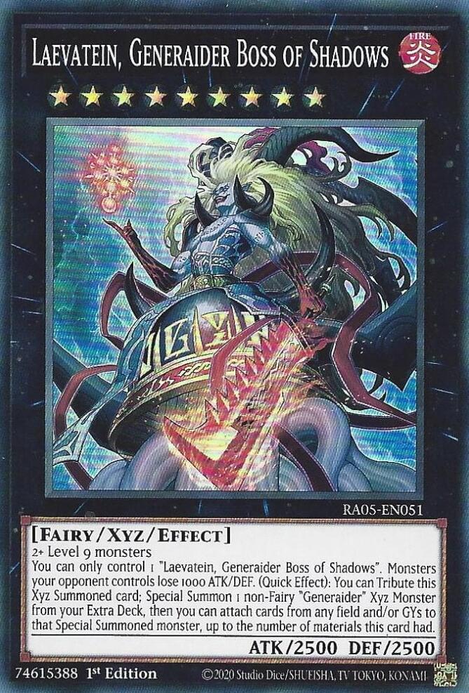 Laevatein, Generaider Boss of Shadows RA05-EN051