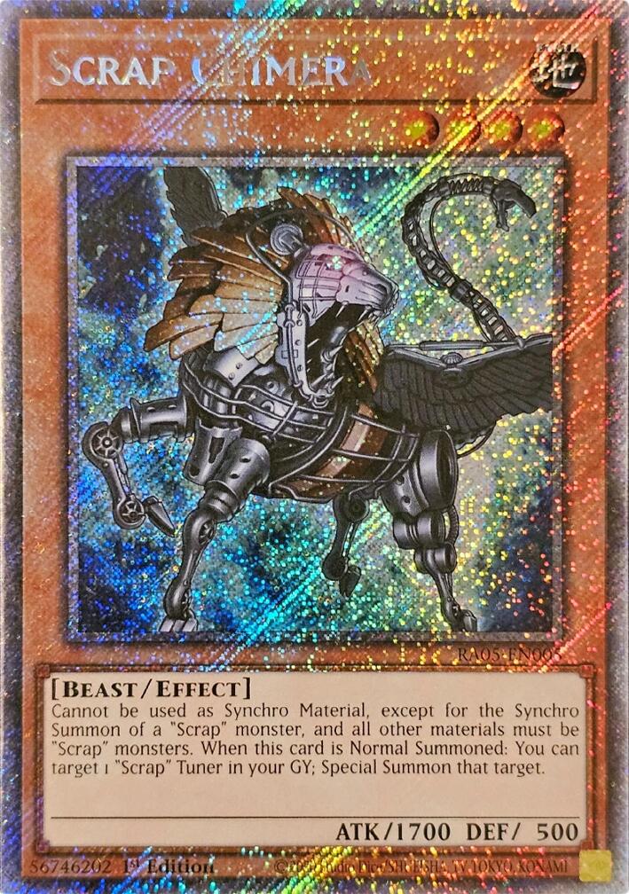 Scrap Chimera [Platinum Secret Rare] RA05-EN005