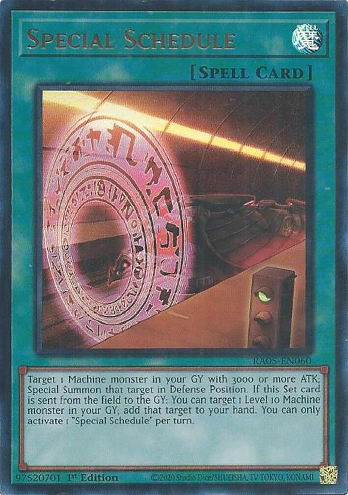 Special Schedule [Ultra Rare] RA05-EN060