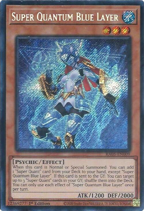 Super Quantum Blue Layer [Secret Rare] RA05-EN009