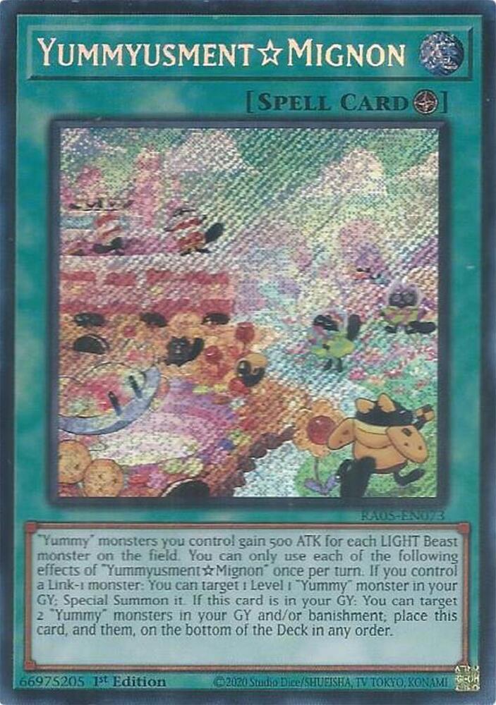 Yummyusment?Mignon [Secret Rare] RA05-EN073