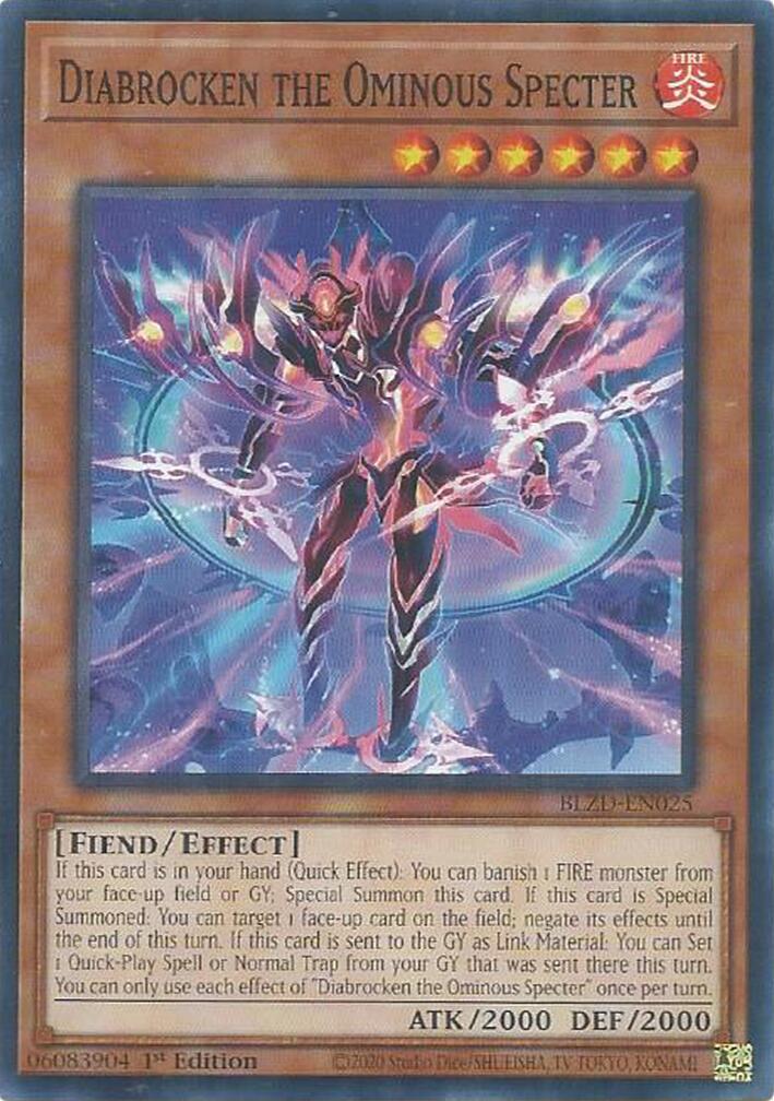 Diabrocken the Ominous Specter BLZD-EN025