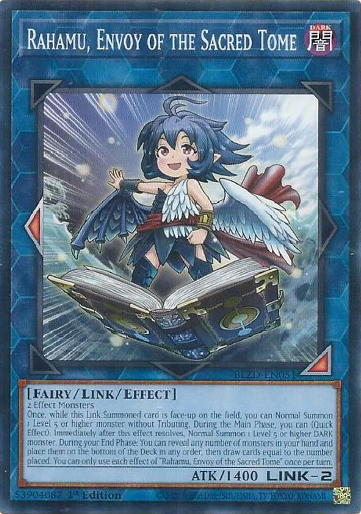 Rahamu, Envoy of the Sacred Tome BLZD-EN051