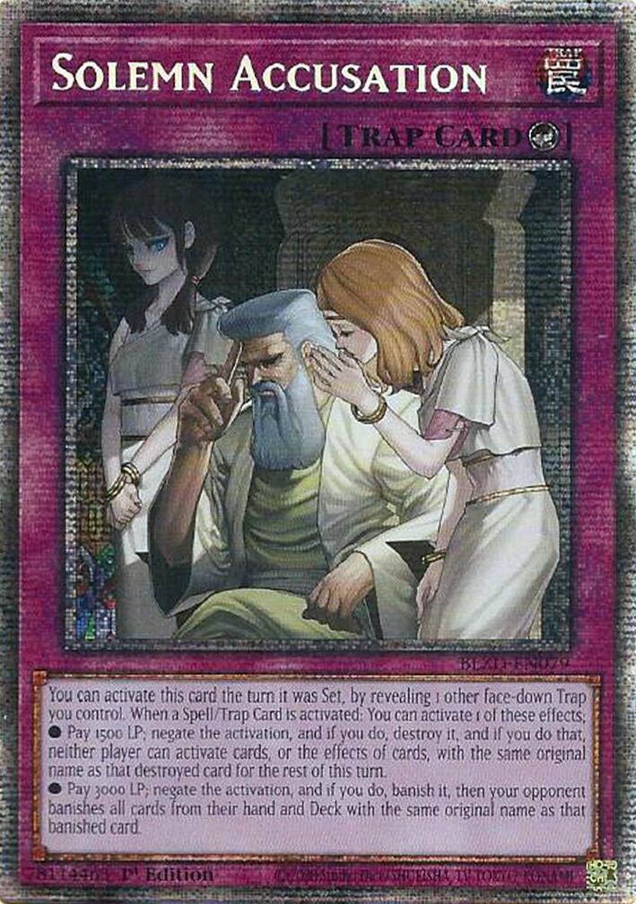 Solemn Accusation [Starlight Rare] BLZD-EN079