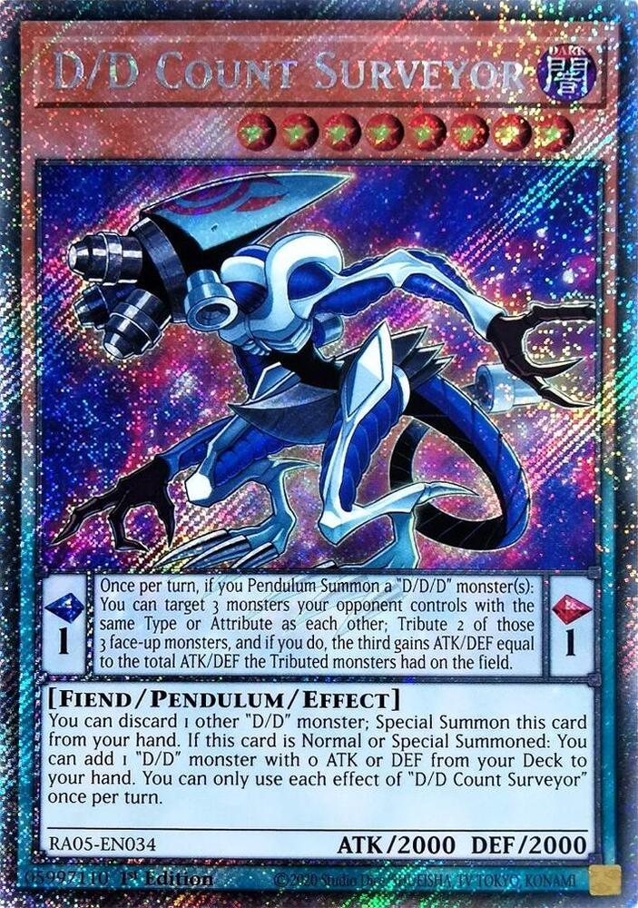 D/D Count Surveyor [Platinum Secret Rare] RA05-EN034