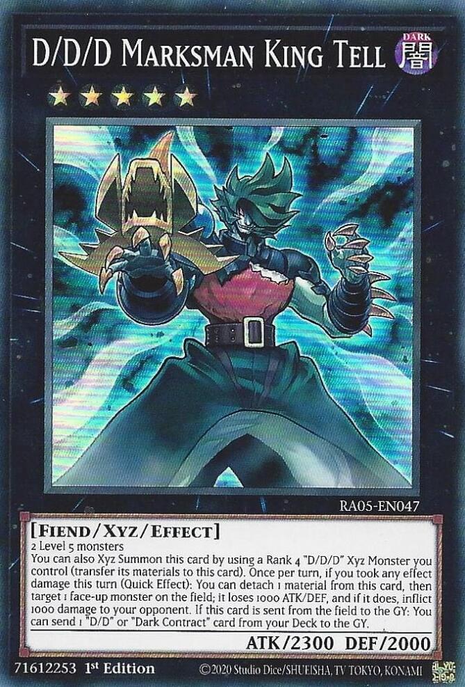 D/D/D Marksman King Tell [Super Rare] RA05-EN047
