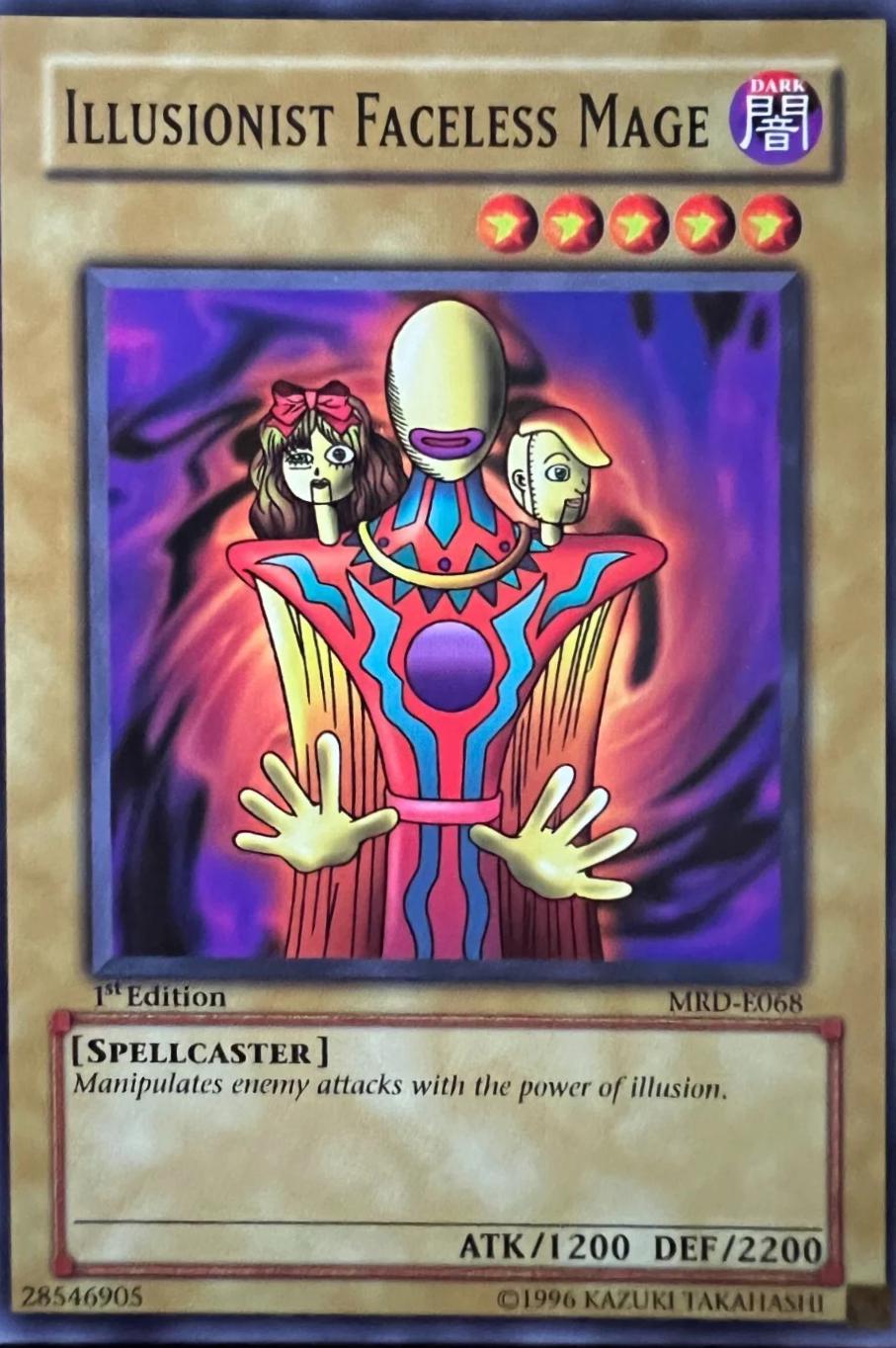 Illusionist Faceless Mage [1st Edition] MRD-E068