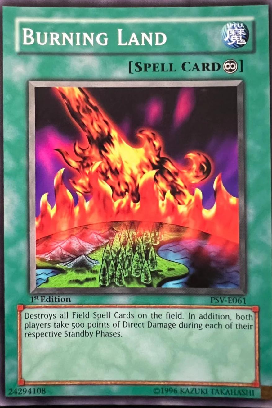 Burning Land [1st Edition] PSV-E061