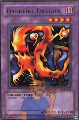 Darkfire Dragon LOB-E015
