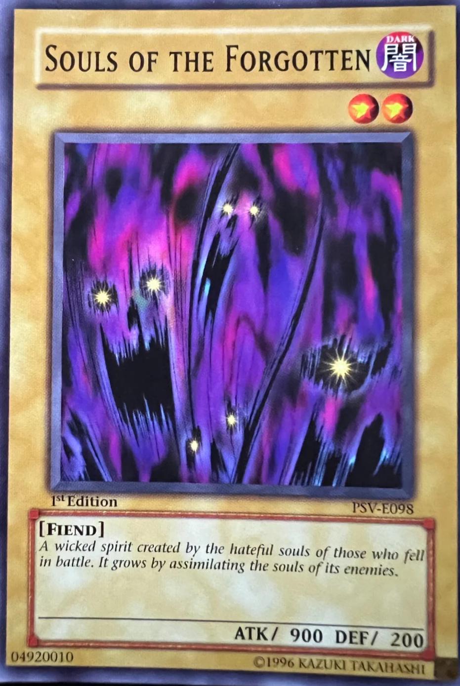 Souls of the Forgotten [1st Edition] PSV-E098