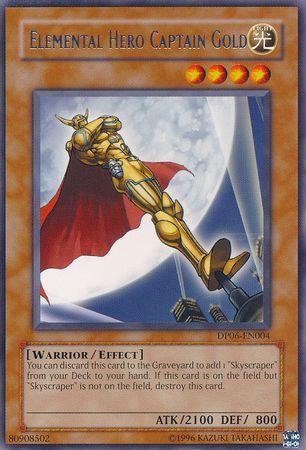 Elemental HERO Captain Gold DP06-EN004
