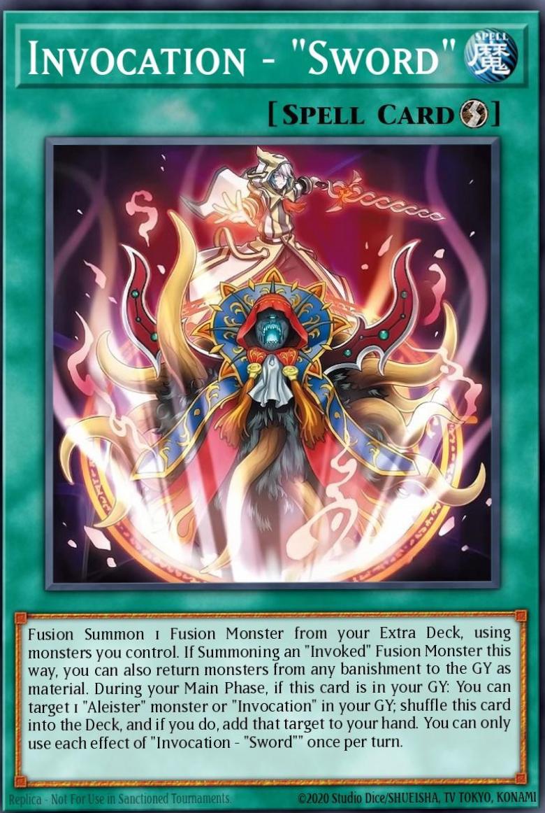 Invocation - Sword [Starlight Rare] CORI-EN053