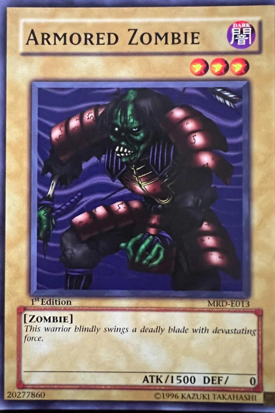 Armored Zombie [1st Edition] MRD-E013