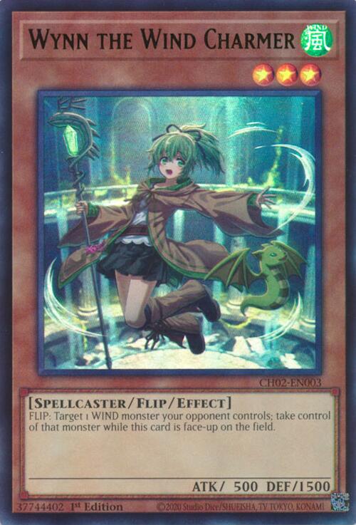 Wynn the Wind Charmer [Ultra Rare] CH02-EN003