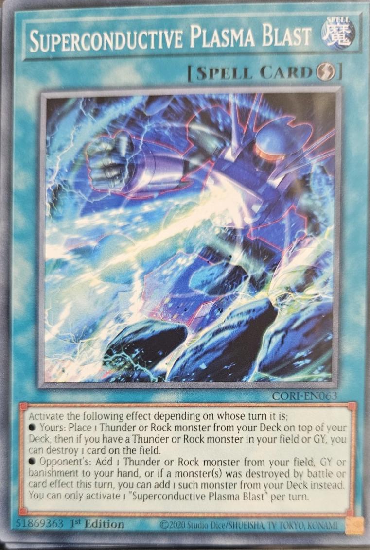 Superconductive Plasma Blast CORI-EN063