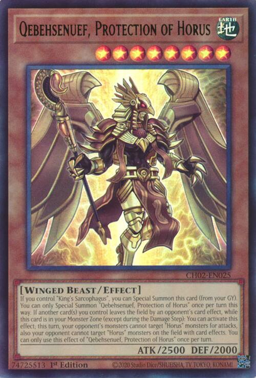 Qebehsenuef, Protection of Horus CH02-EN025